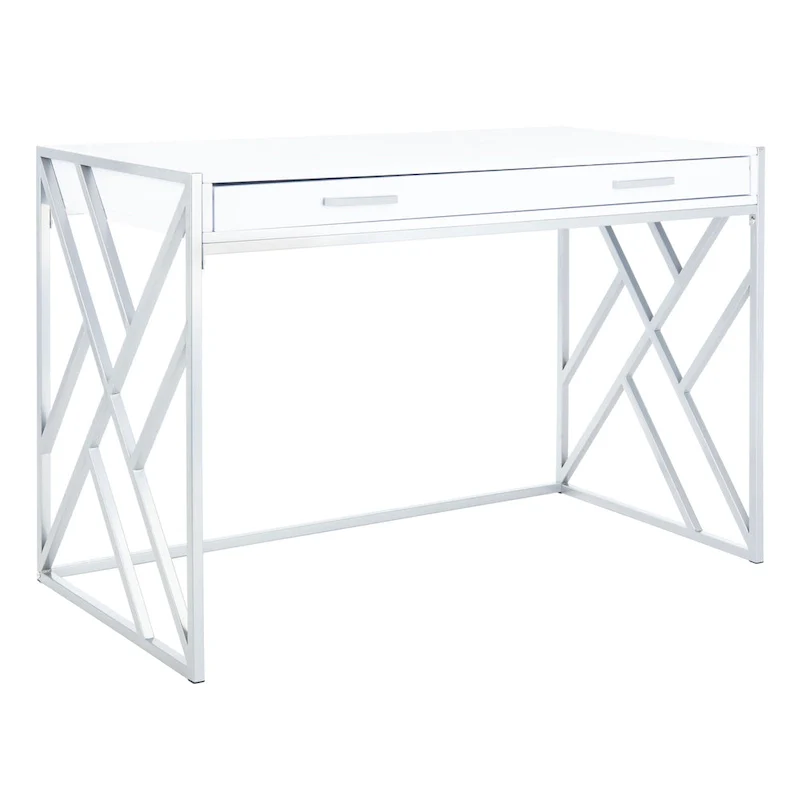 SAFAVIEH Manila Modern Dual-Tone 1-Drawer Desk
