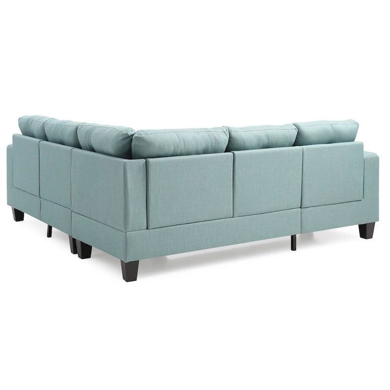 Newbury Twill Fabric Sectional Sofa