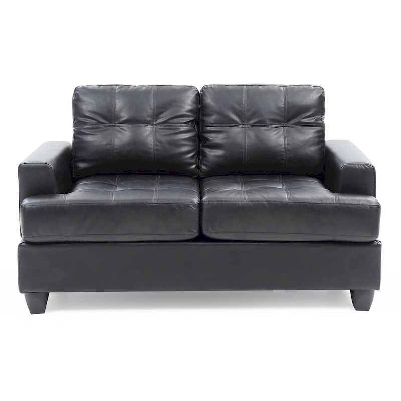 Sandridge Faux Leather Loveseat