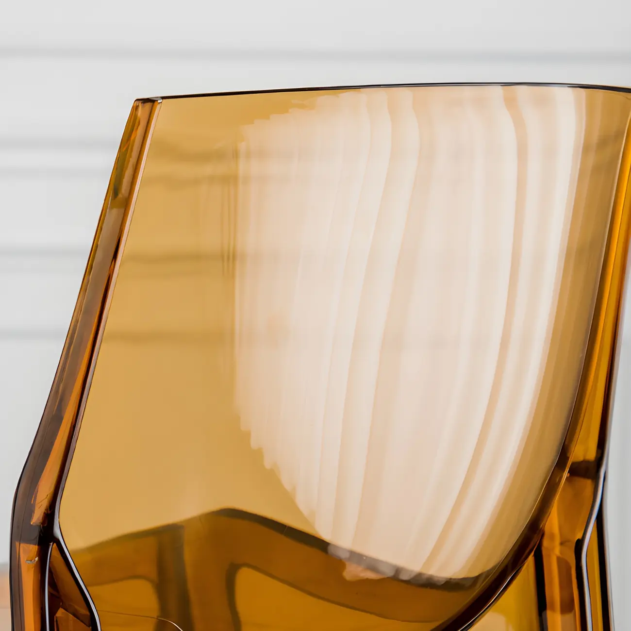 Modern Acrylic Transparent Chic Rectangle Durable Bar Stool