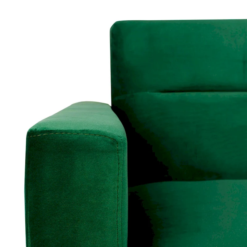 SAFAVIEH Spring Two-In-One Modern Foldable Beige Loveseat Sofa Bed