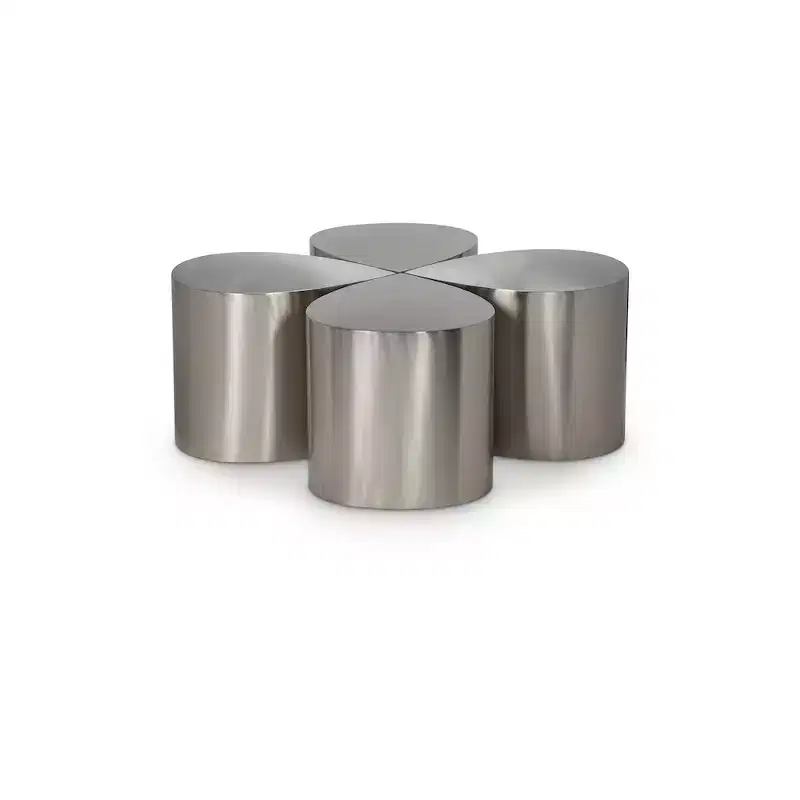 Meridian Furniture Petal Silver Coffee Table