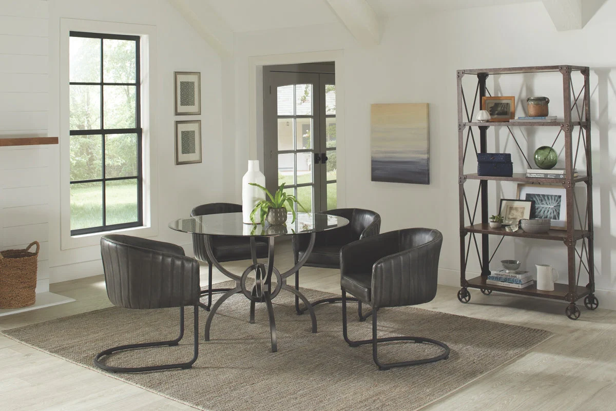 Avis Round Dining Room 5 PC Collection