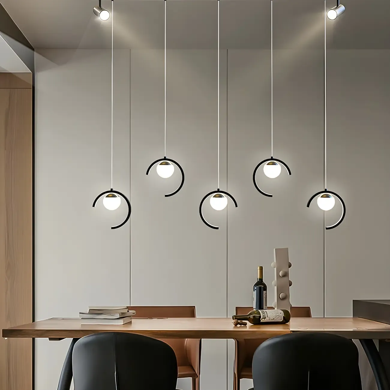 Modern Metal Geometric Kitchen Island Pendant Lights