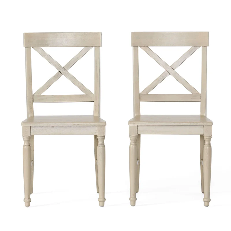Rovie Acacia Wood Dining Chair (Set of 2) by Christopher Knight Home