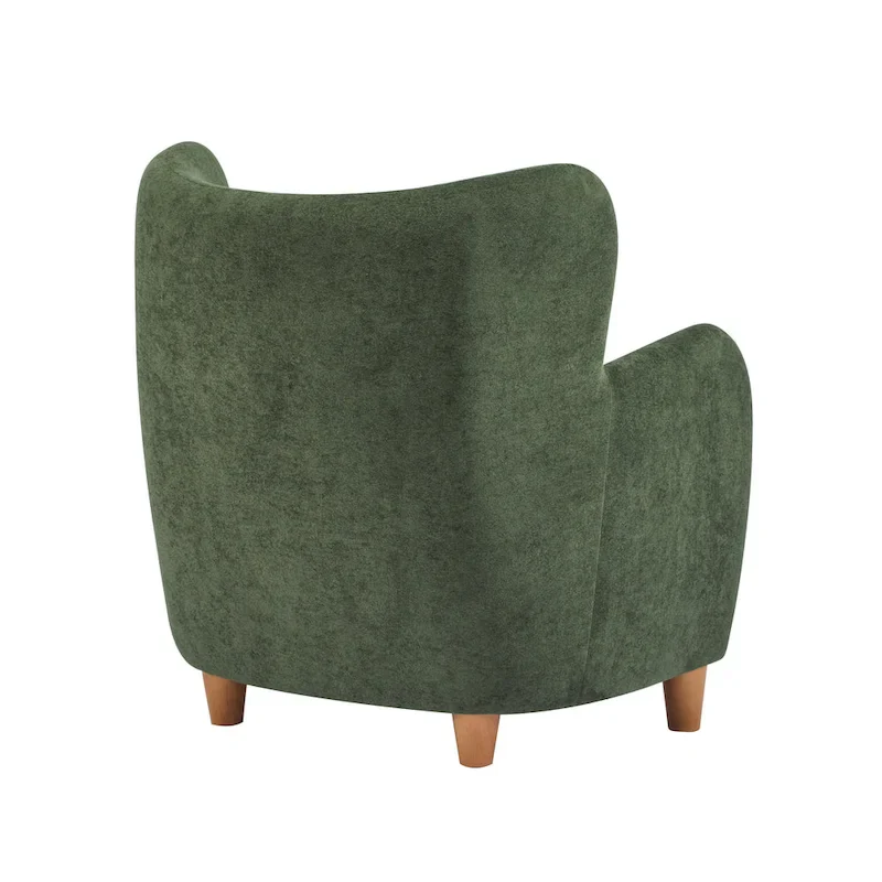 Bacho Fabric Wingback Accent Chair by Christopher Knight Home