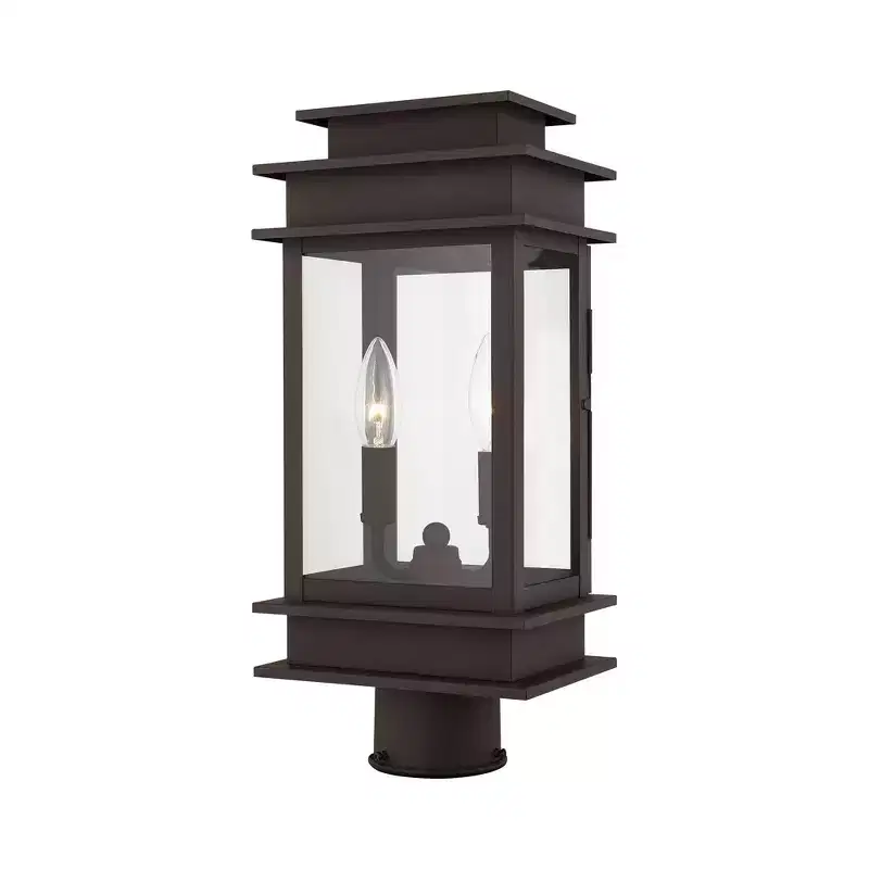 Livex Lighting Princeton 2 - Light Post Light in Bronze