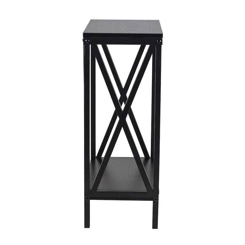 Aquatic Fundamentals 40/55 Gallon Steel X-Frame Aquarium Stand in Black