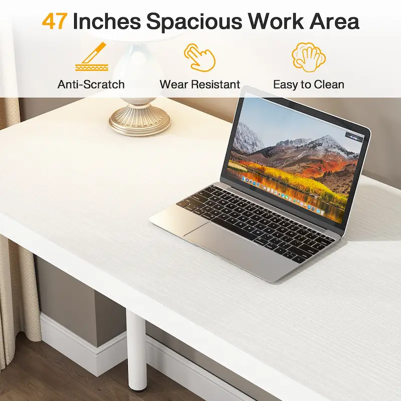 Modern Computer Desk Study Writing Table with 5 Drawers