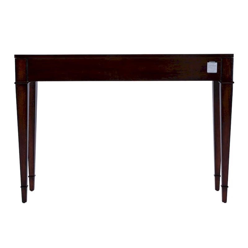 Kai 2 Drawer 46  Burl Wood Console Table