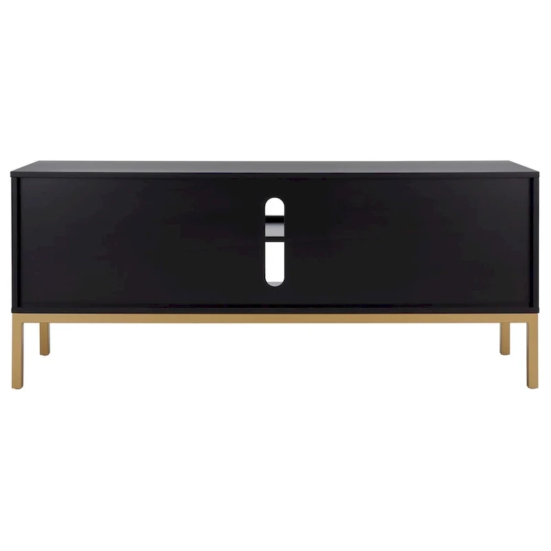 Cristen 1 Shelf Rattan Media Stand - 54  W x 15  D x 22  H - 54Wx15Dx22H