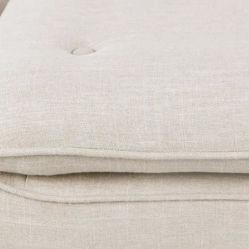 Newcastle Fabric Tufted Bench