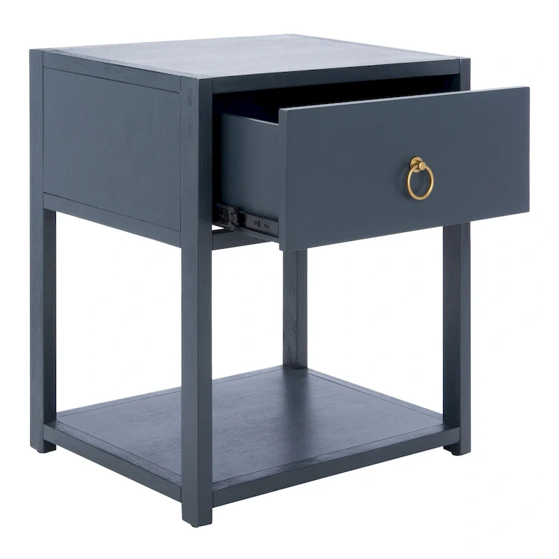 SAFAVIEH Maci 1-Drawer 1-Shelf Accent Table Nightstand