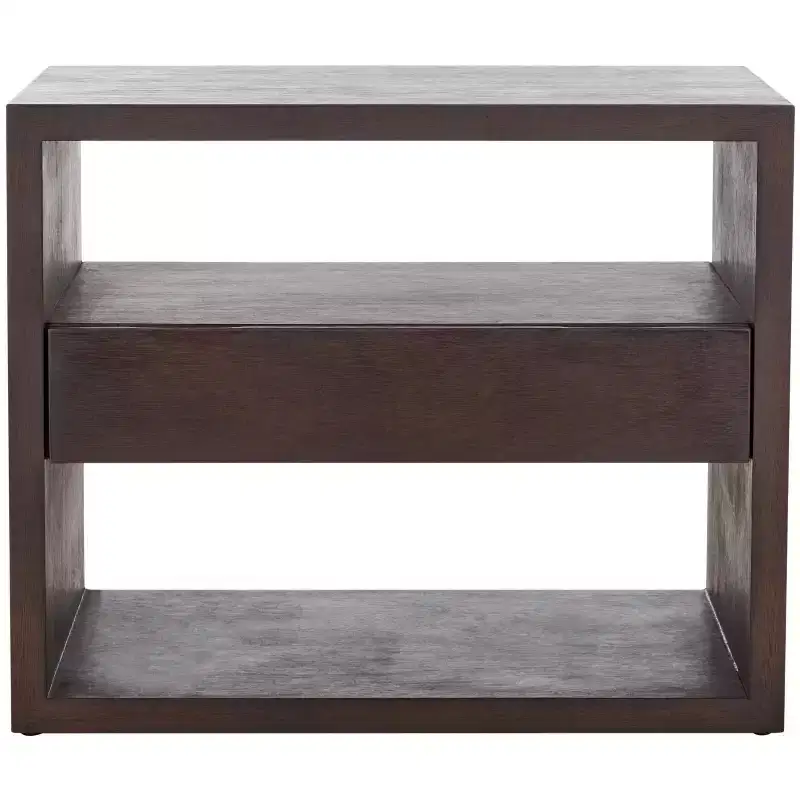 Munson 2 Shelf 1 Drawer Nightstand - NST6603 - Safavieh