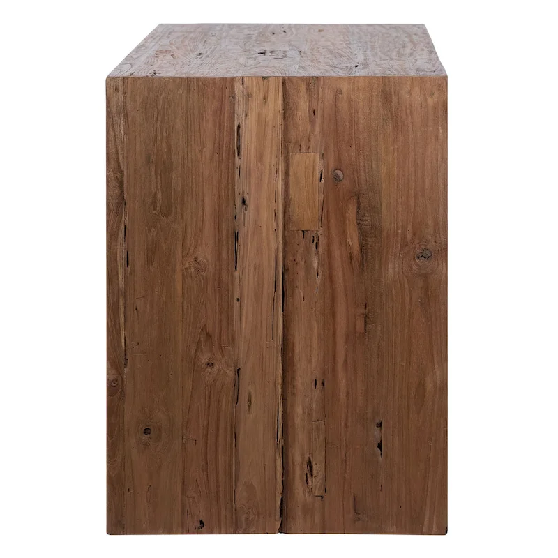 Camila 60-inch Rectangular Reclaimed Teak Waterfall Writing Desk