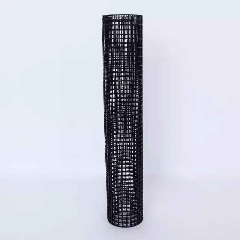 Clihome 36 inch x 50 ft Black Vinyl Coated Hardware Cloth, 19 Gauge 1/4 inch PVC Welded Wire Fence