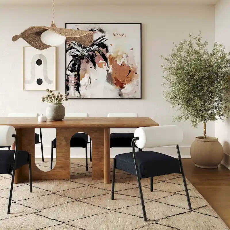 Walnut Rectangular Dining Table - 92W x 39.3D x 30H