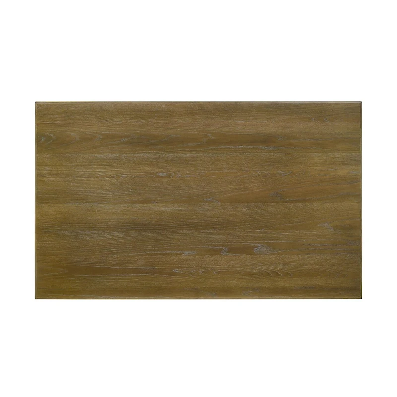 Pratto Brown Brushed and Off White Rectangular Dining Table