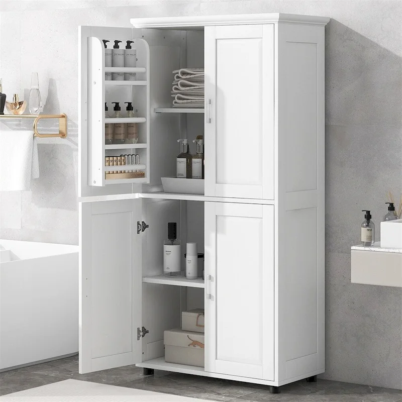 Bathroom Floor Storage Cabinet,Storage Unit,Freestanding Cabinet