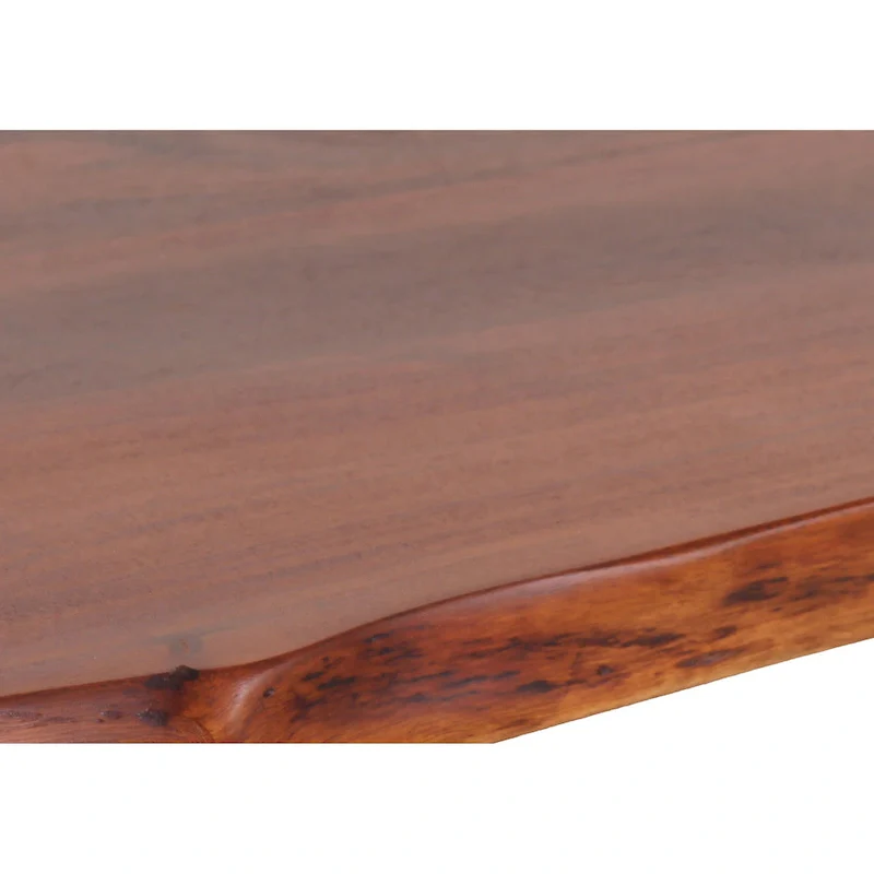 Acacia Live Edge Trestle Coffee Table