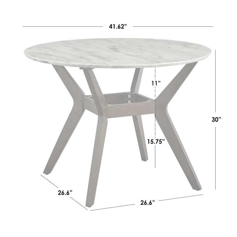 42-inch Round Dining Table