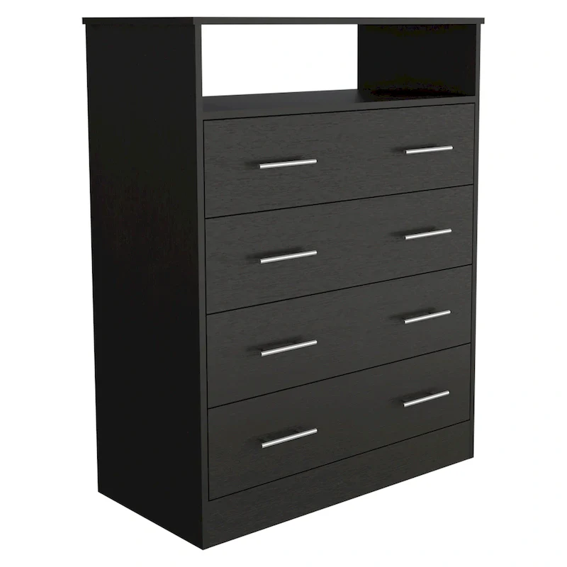 Black 4-Drawer Dresser - 33