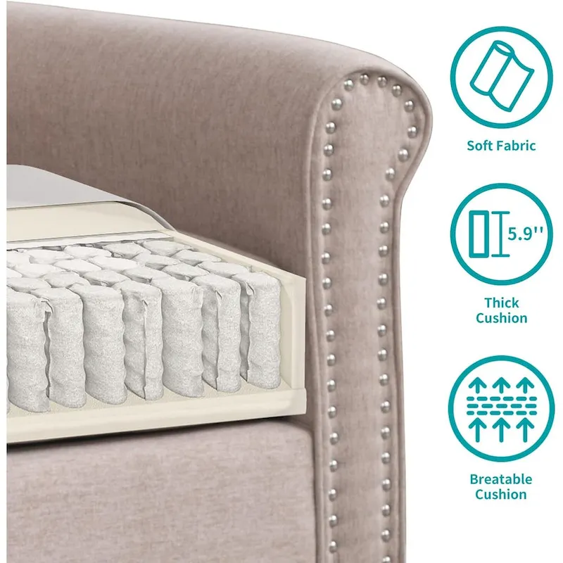 Mixoy Modern Sofa, Loveseat