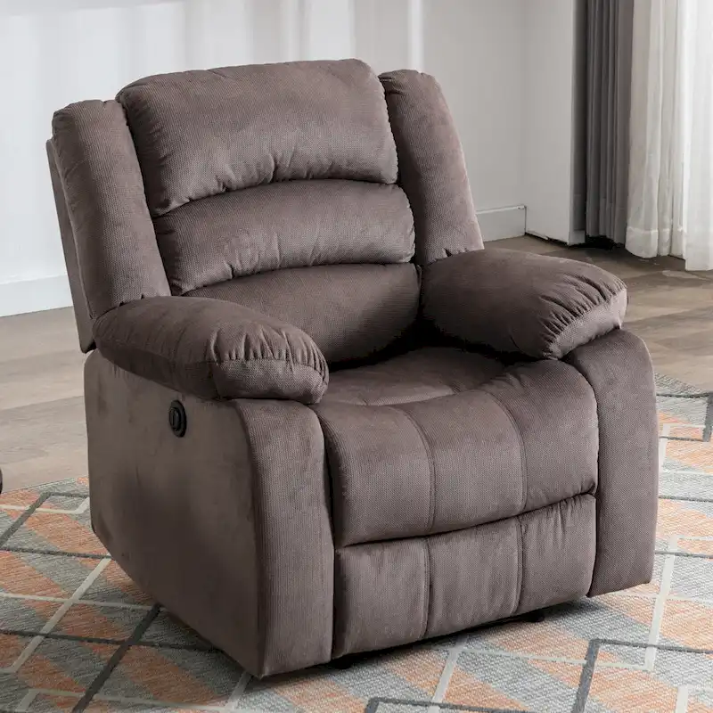 Electric Lift Recliner With Padded Arms and USB - 1 seat - 1 seat