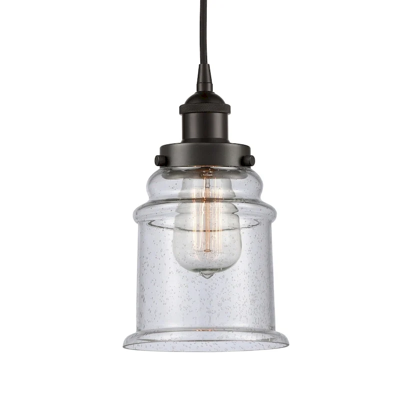 Innovations Lighting 616-1PH-11-6 Canton Pendant Canton 6  Wide Mini