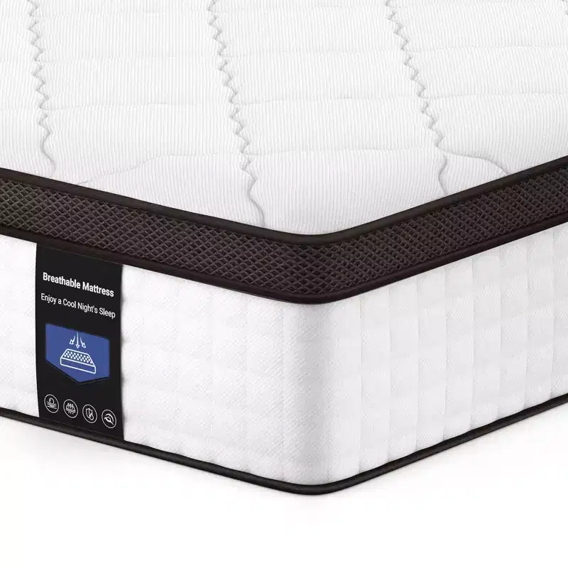 Kescas Premium 10 Hybrid Mattress -Medium-Firm and Fits Any Bed Frame: Platform, Box Spring, or Slats