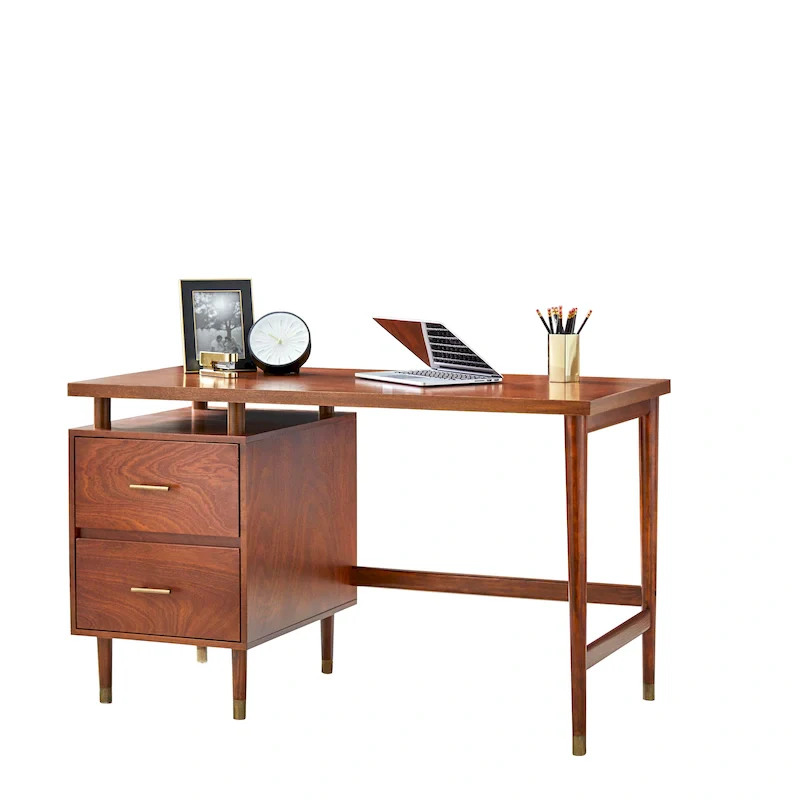 Simple Living Margo 2-drawer Mid-Century Modern Desk