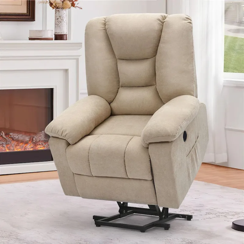 Power Lift Recliner Chair with Massage & USB Port – Multiple Colors – 1-Person