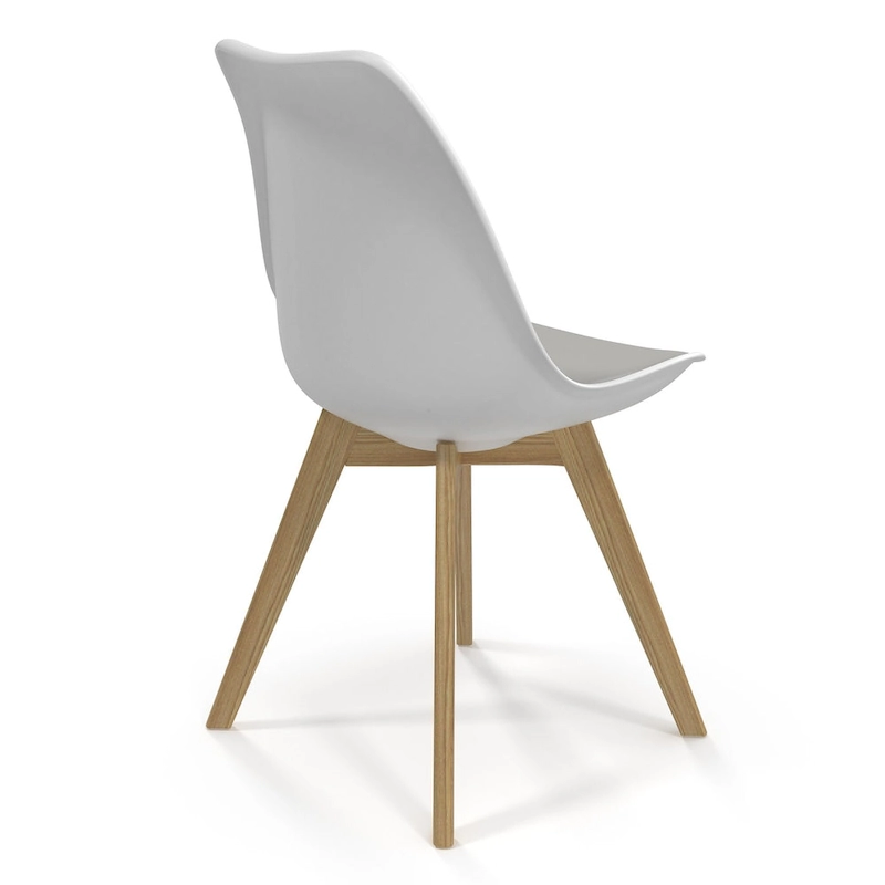 Celine Side Chairs with Natural Legs (Set of 2)