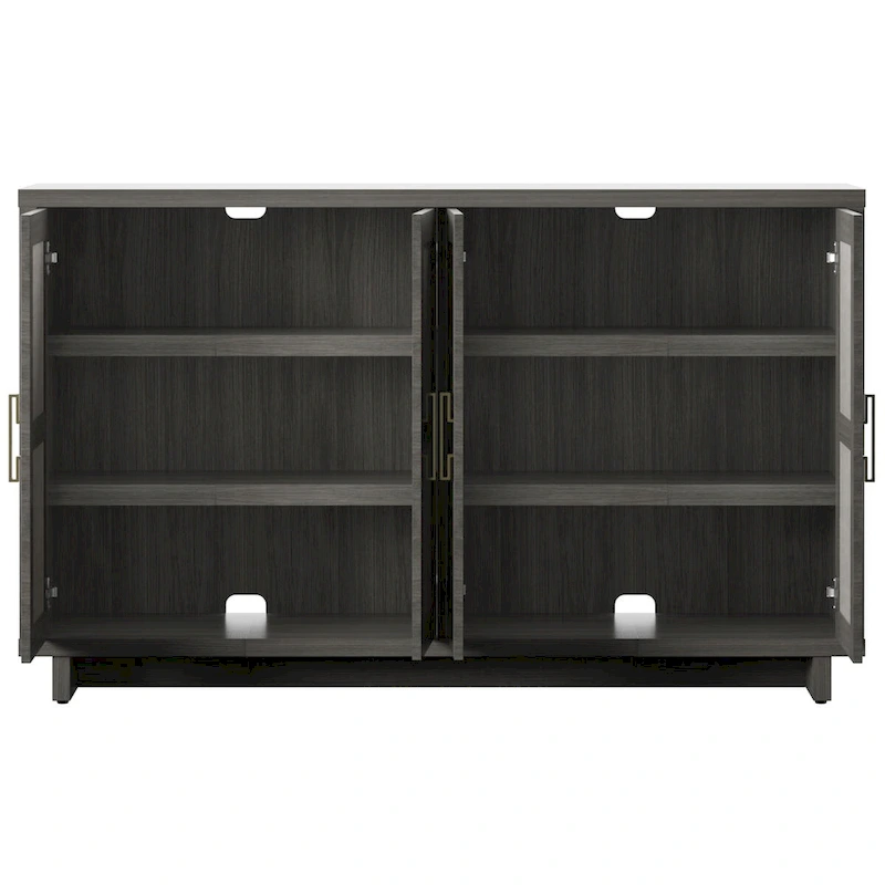 Coastal Sideboard with Linen Inspired Accents