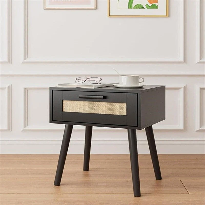 Bedroom Nightstands Wooden Night Stands - 11.81 D x 15.35 W x 19.69 H