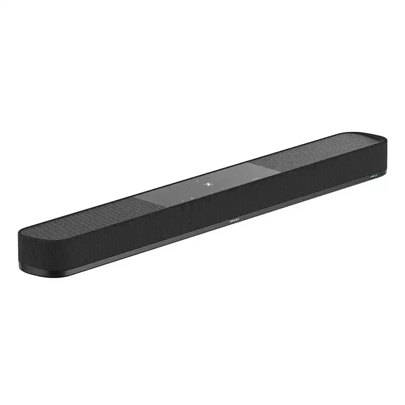 Sennheiser AMBEO Soundbar Plus 7.1.4 Channel Soundbar with Dolby Atmos and DTS:X with Ambeo Sub 8in 350W Wireless Subwoofer with Bluetooth