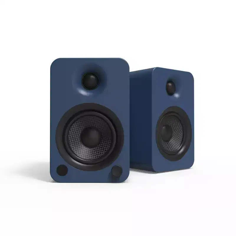 Kanto YU4 Powered Speakers with Bluetooth and Built-in Phono Preamp | Pair | Matte Blue