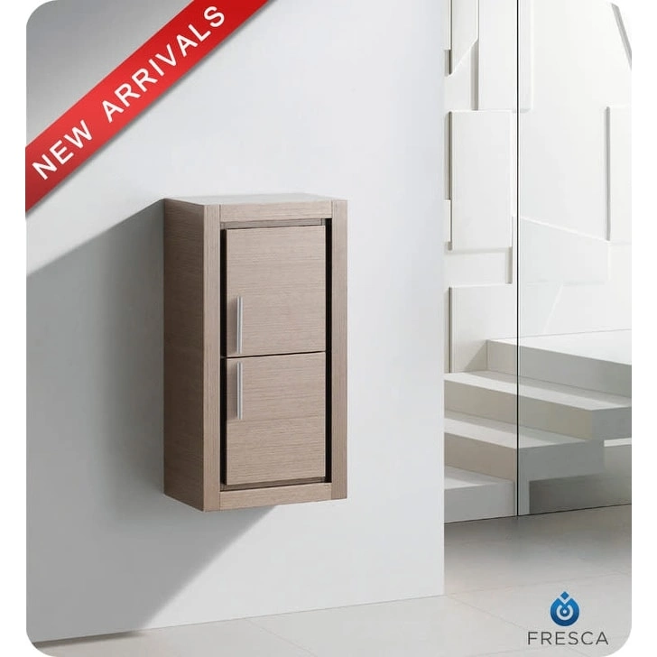 Fresca 30 Wall Mounted Bathroom Linen Cabinet with Two Doors