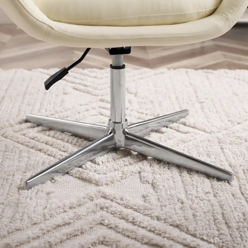 Art Leon Modern Swivel & Adjustable Home Office Accent Arm Chair