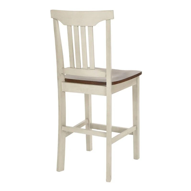 Simmons Antique White and Brown 5-piece Dining Set