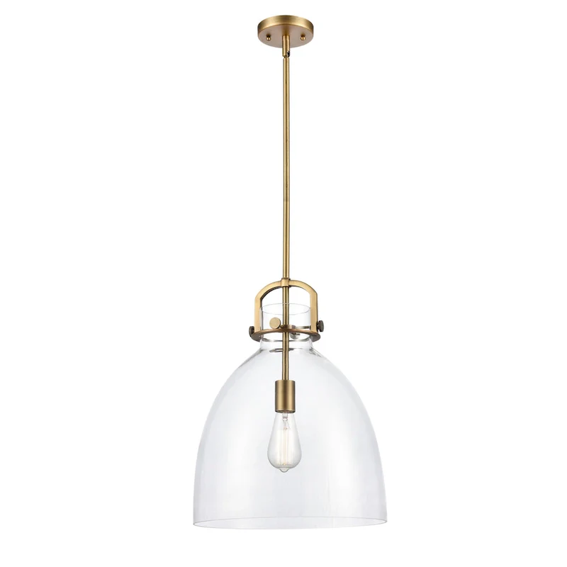 Innovations Lighting Newton Bell - 1 Light 14  Stem Hung Pendant