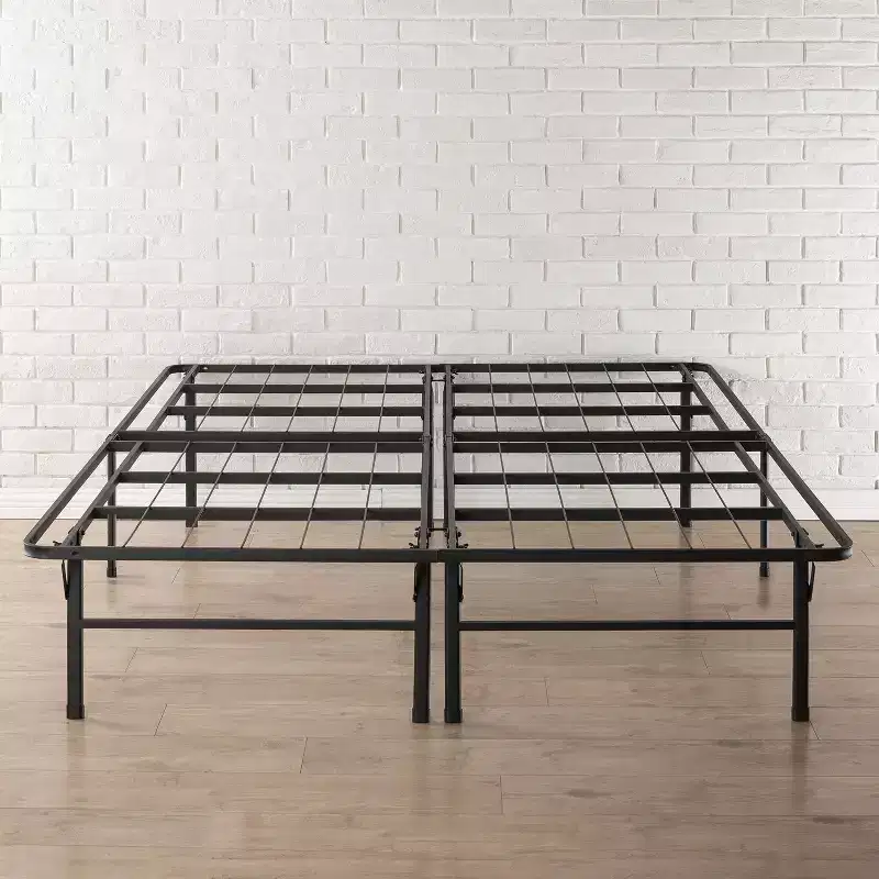 14 Premium Steel Bed Frame and Platform Bed Black - Mellow
