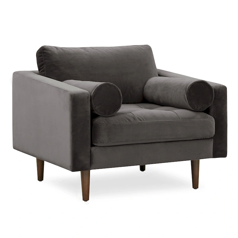 Poly & Bark Napa Fabric Lounge Chair