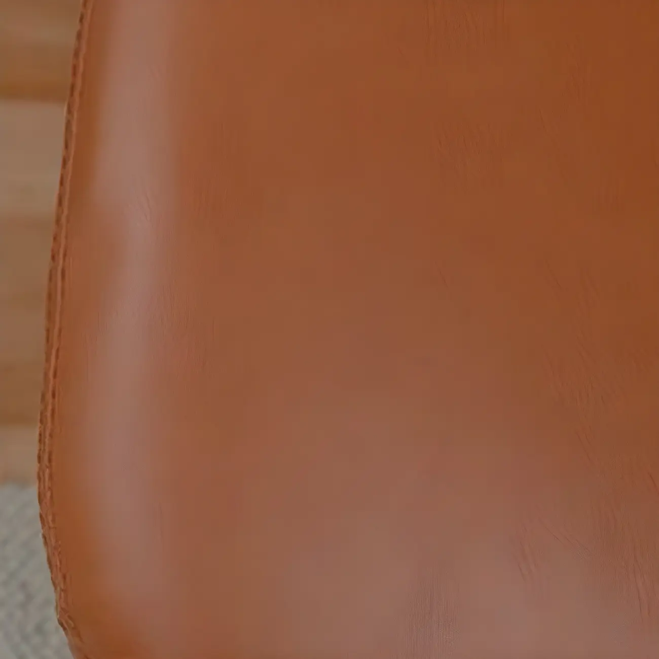 Faux Leather Upholstered Rocking Chair with Optional Ottoman