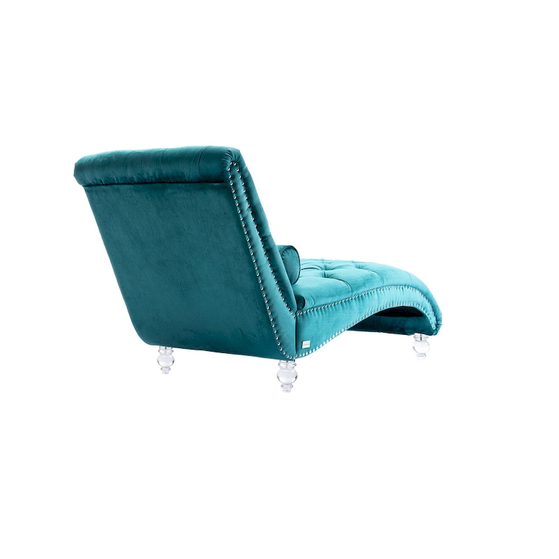 Leisure concubine sofa with acrylic feet