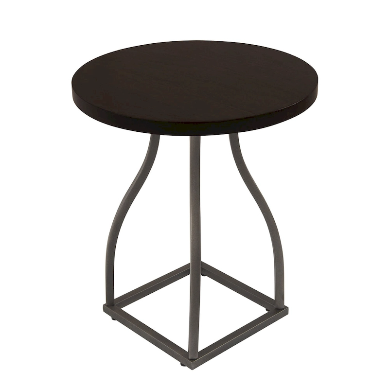 HomePop Lindsay Metal Base Accent Table