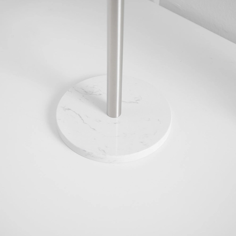 T-Shape Towel Rack With Natural Marble Base