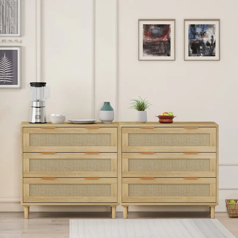Robyn 6-drawer Dresser Oak - N/A