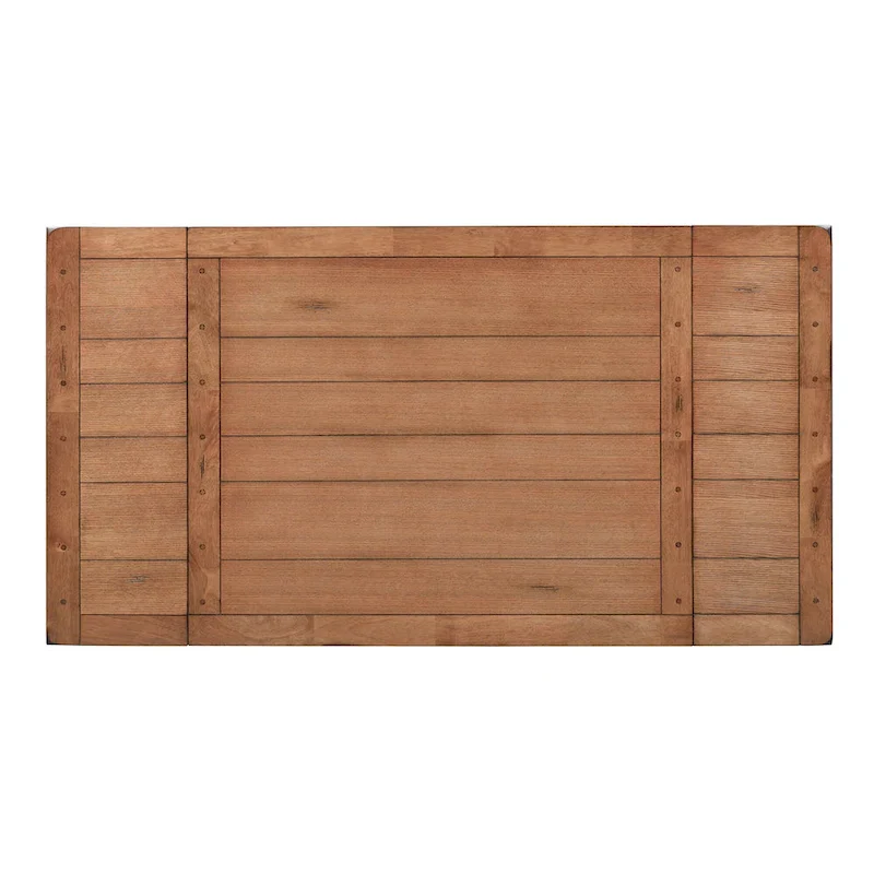 Treasures Rustic Oak 5-piece Sheaf Back Retractable Dinette Set