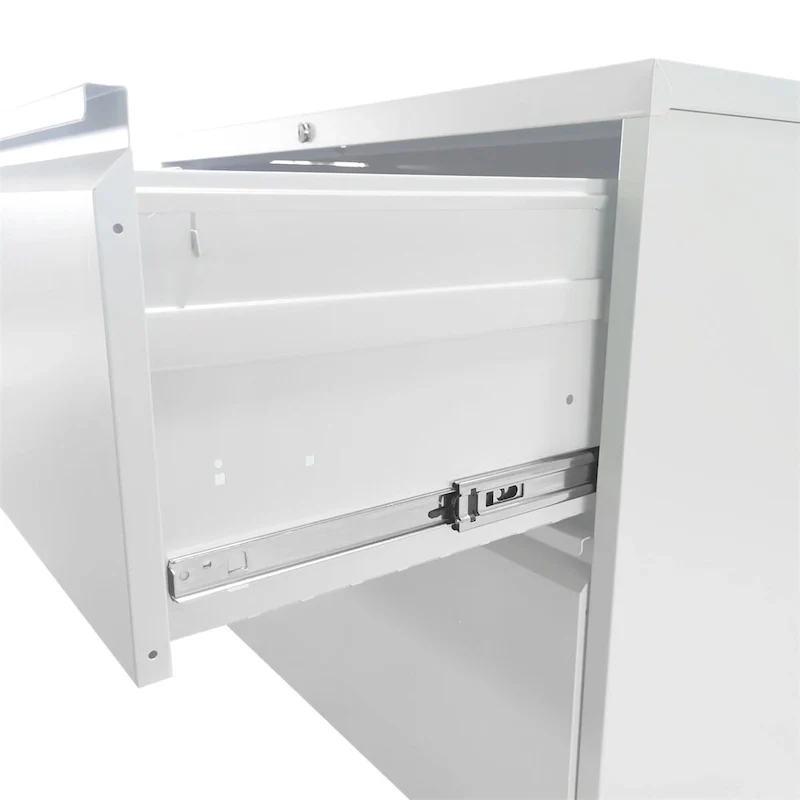 3 Drawer Vertical File Cabinet w/Lock Office Home Steel File Cabinet